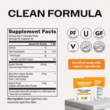Vimergy Turmeric Supplement opened with capsules visible