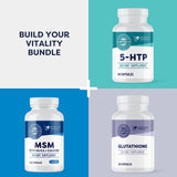 Vimergy Vegan Omega-3 Capsules on a wooden table