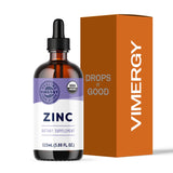 Vimergy Zinc Liquid Drops 280g front view with label