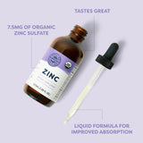 Vimergy Zinc Liquid Drops 280g with measuring drops