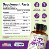 Vimerson Health Artichoke Liver Support Supplement bottle side view