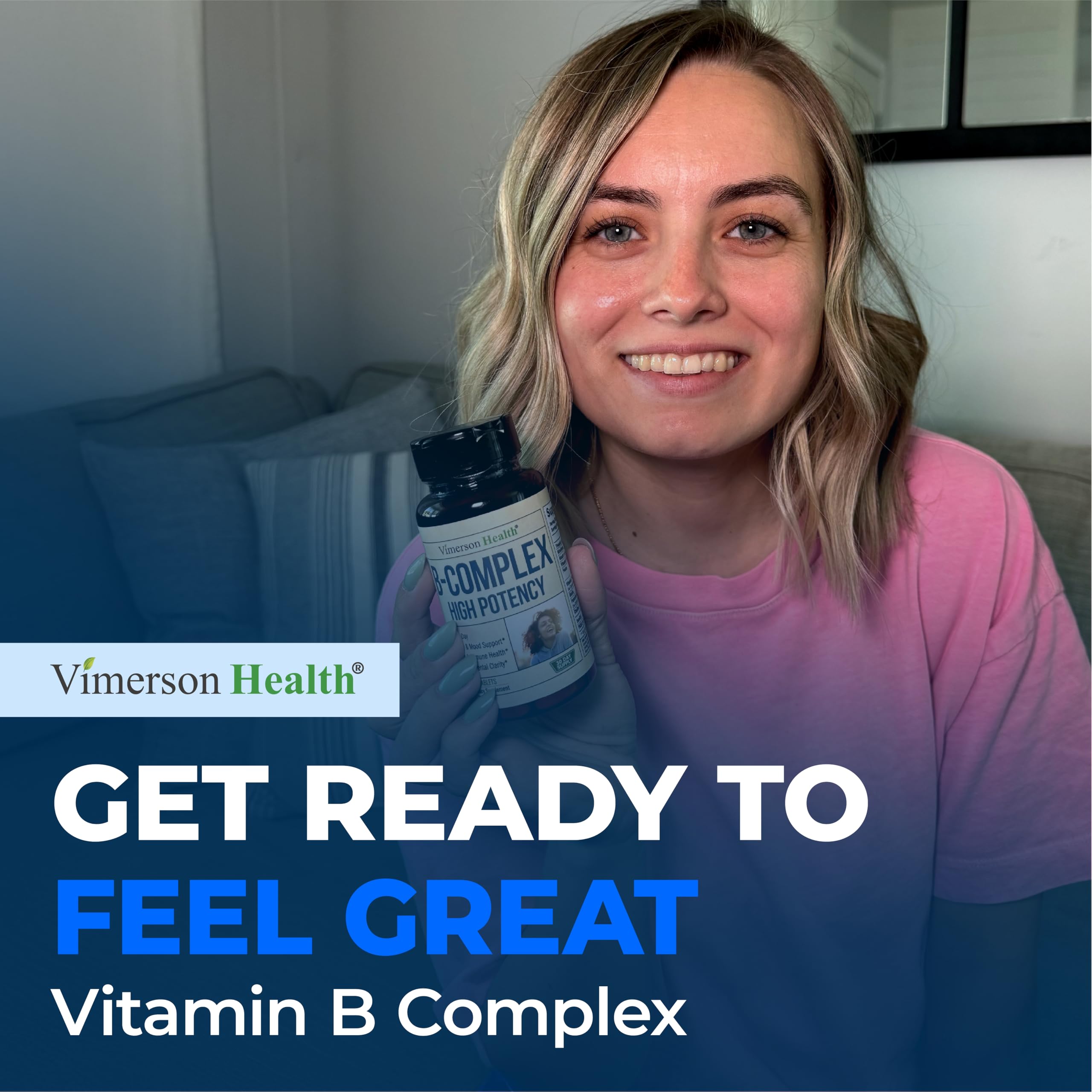 Vimerson Health B-Complex Vitamins in a lifestyle setting