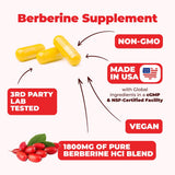 Vimerson Health Berberine Powder Capsules 1800mg capsules close-up