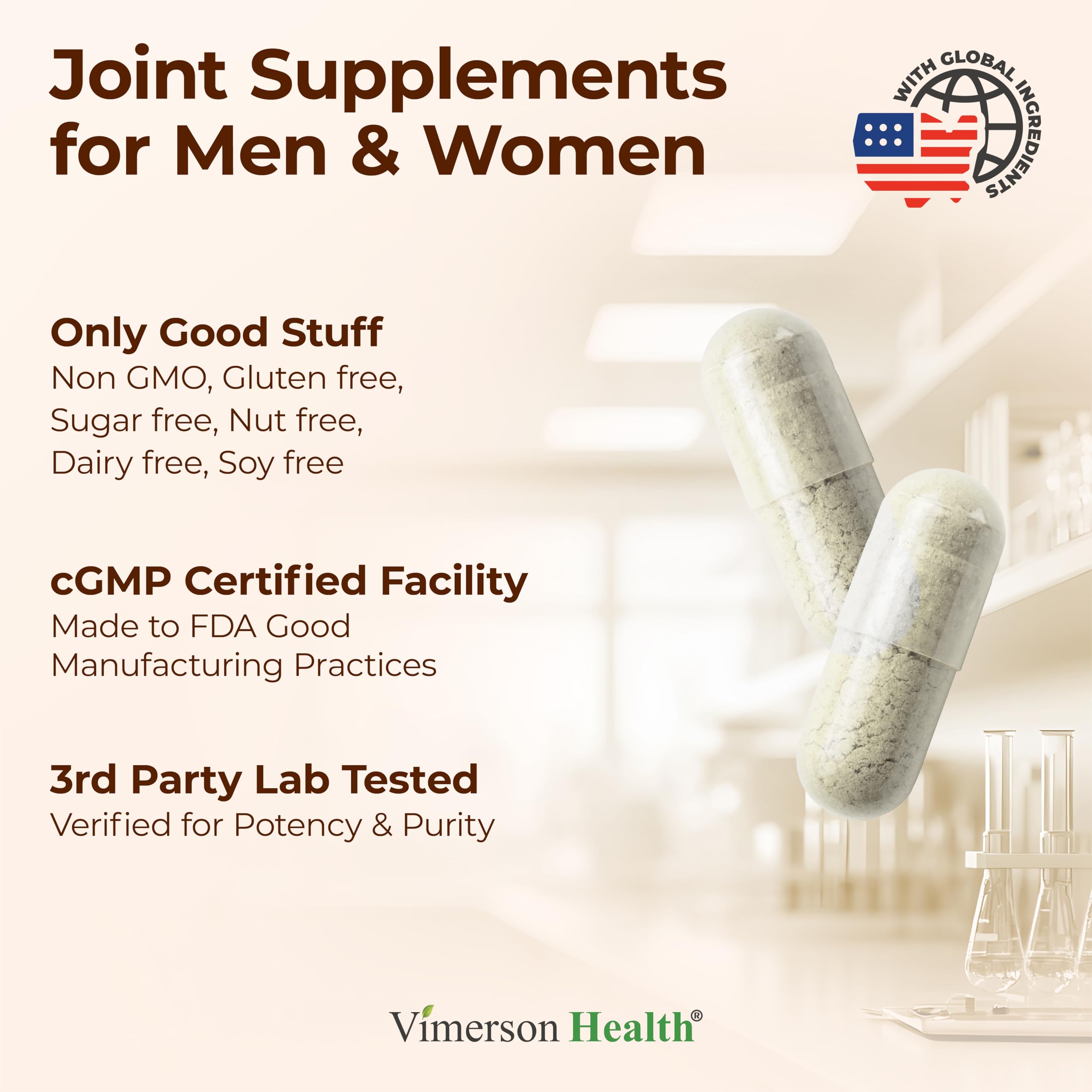Vimerson Health Chondroitin 5-in-1 Joint Support supplement ingredients list