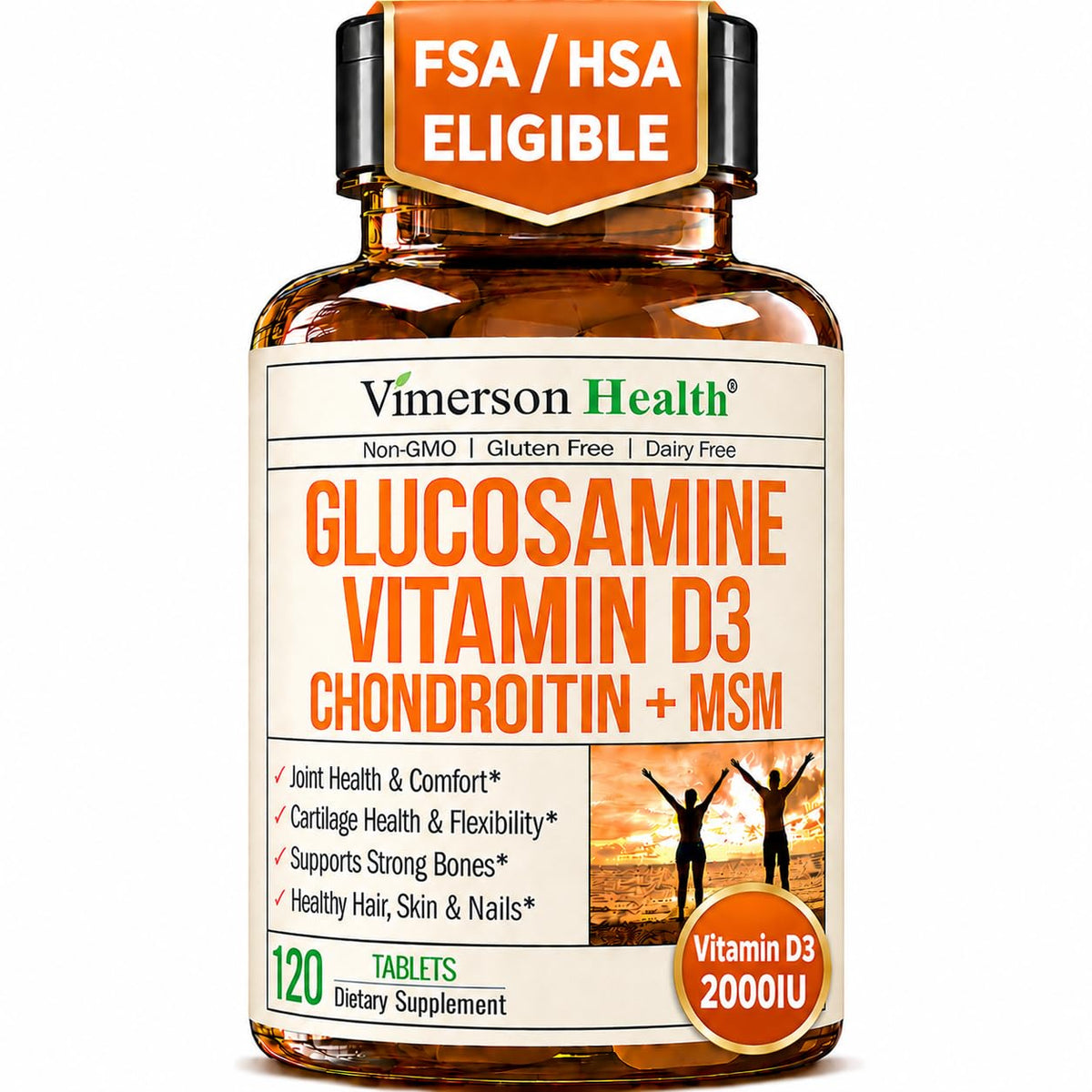 Vimerson Health Chondroitin Supplement bottle front view