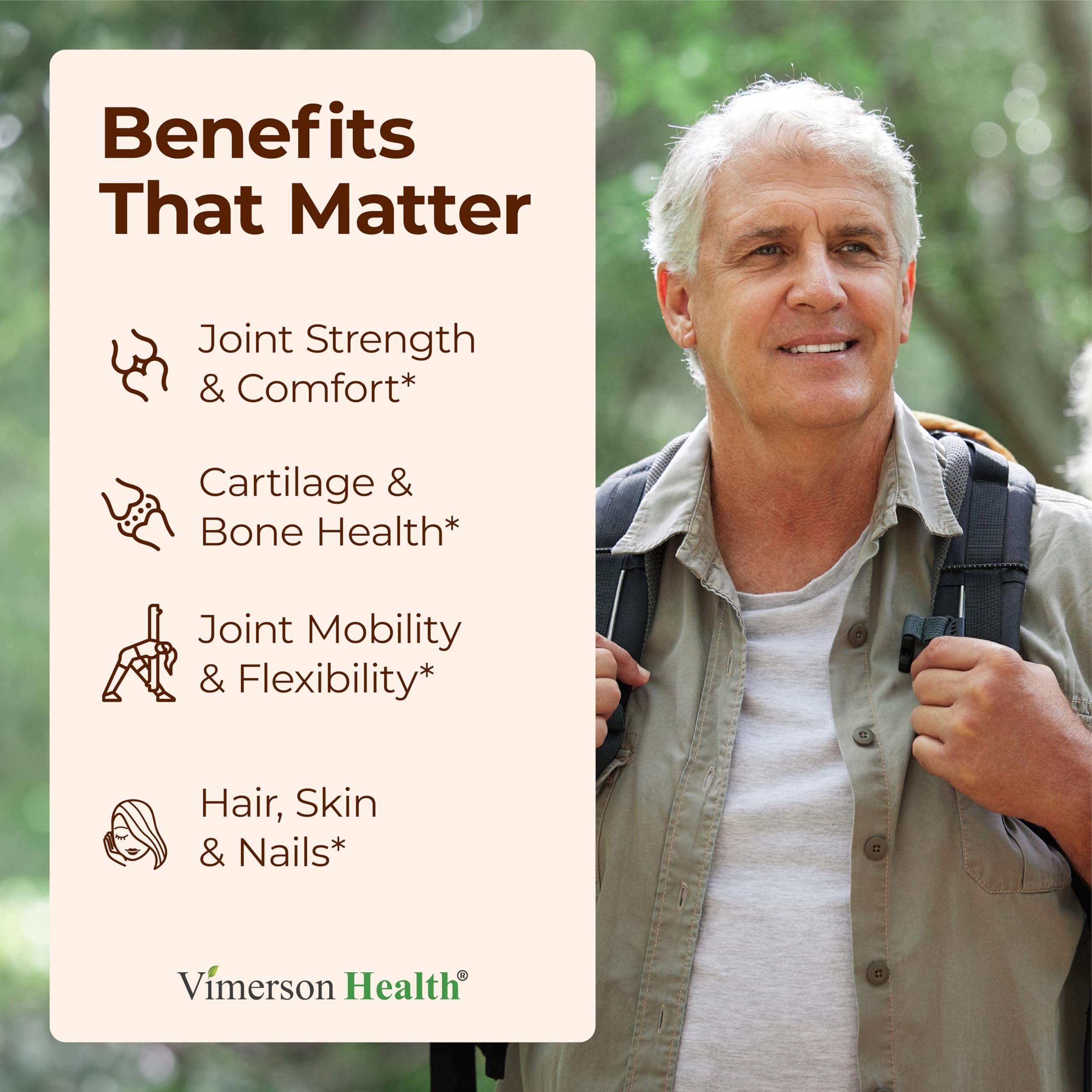 Vimerson Health Chondroitin Supplement bottle side view