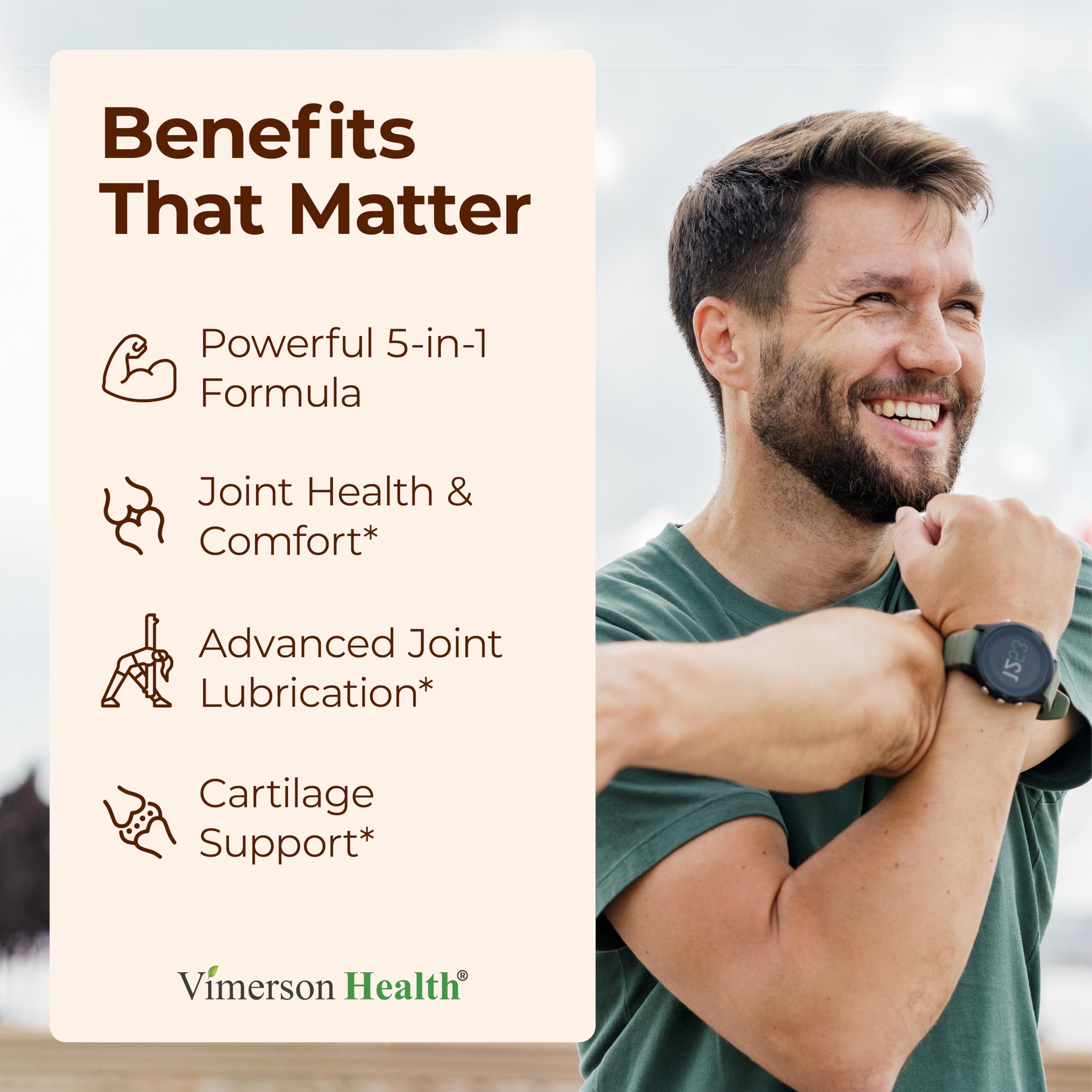 Vimerson Health Chondroitin Supplement bottle side view