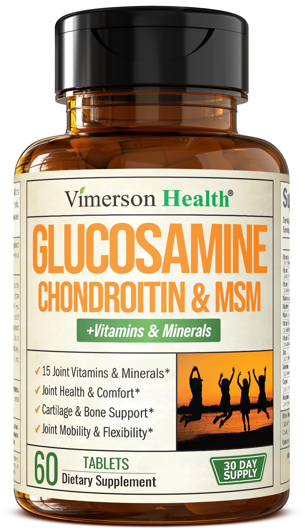 Vimerson Health Chondroitin Supplement front view with packaging