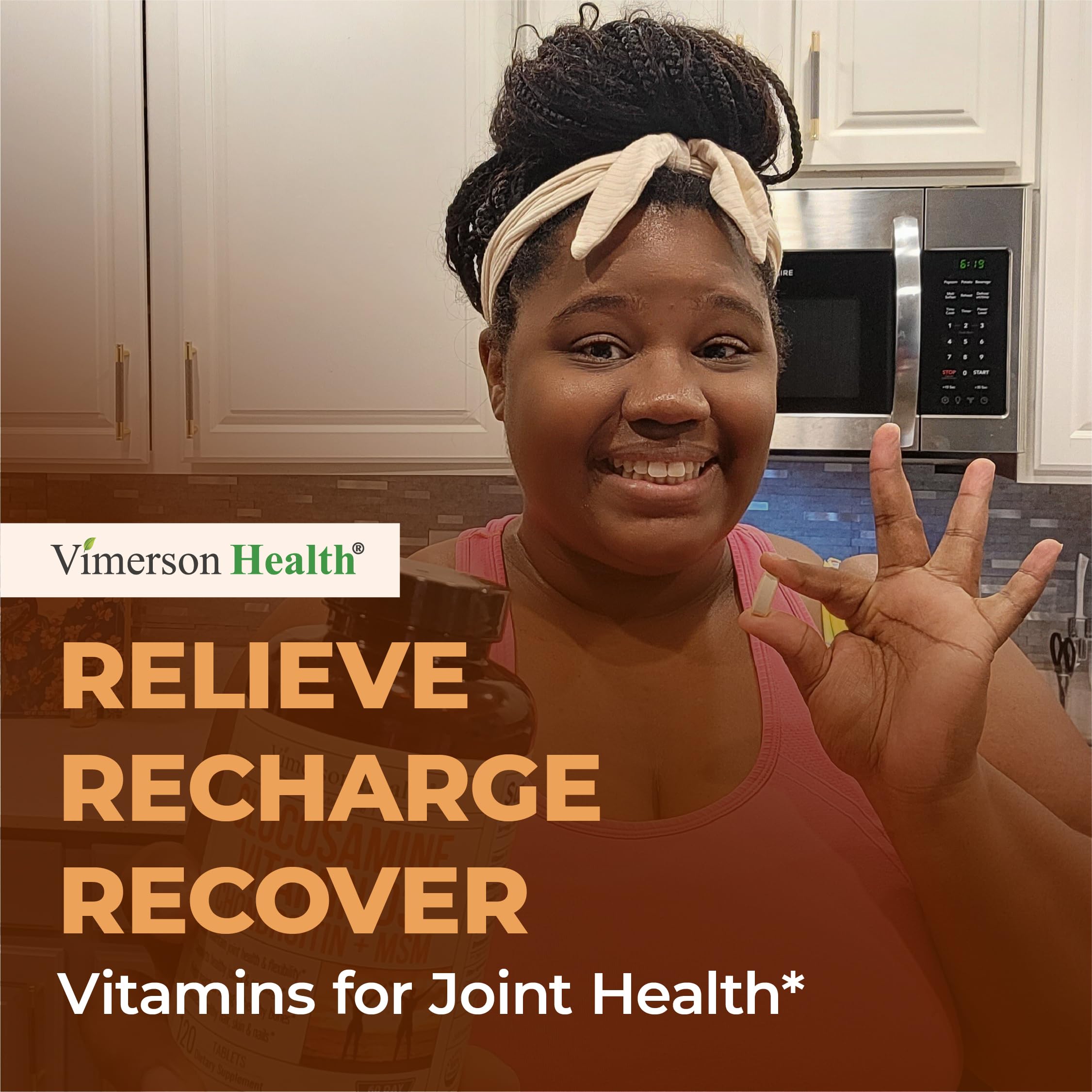Vimerson Health Chondroitin Supplement lifestyle scene with active person