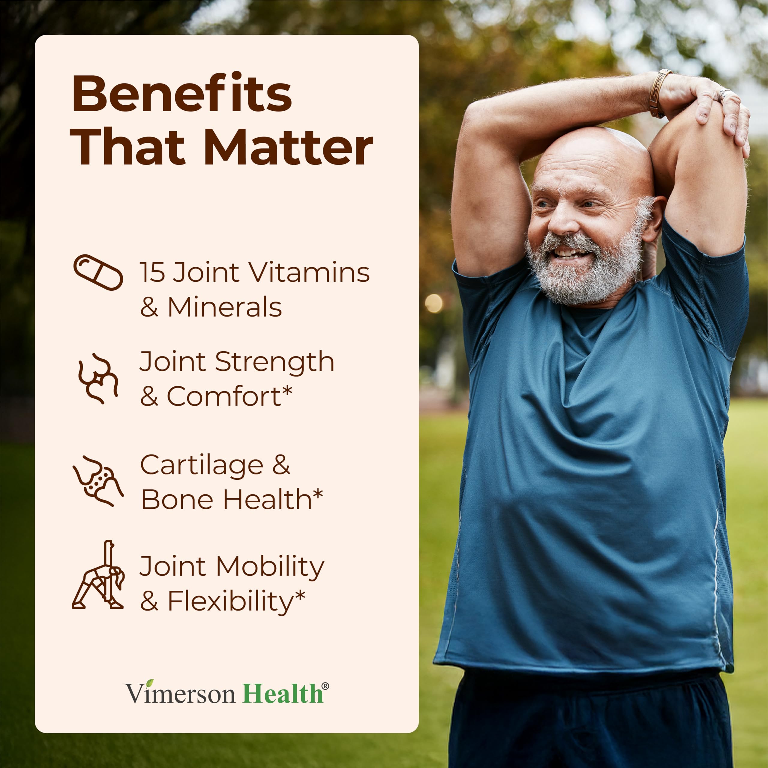 Vimerson Health Chondroitin Supplement side view of tablets