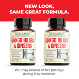 Vimerson Health Ginkgo Biloba & Ginseng Capsules close-up of capsules