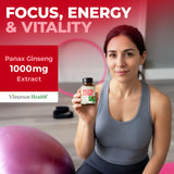 Vimerson Health Ginseng Supplement 1000mg with measuring spoon