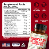 Vimerson Health Horny Goat Weed Complex back view with ingredient list