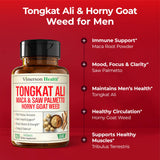 Vimerson Health Horny Goat Weed Complex opened bottle with capsules