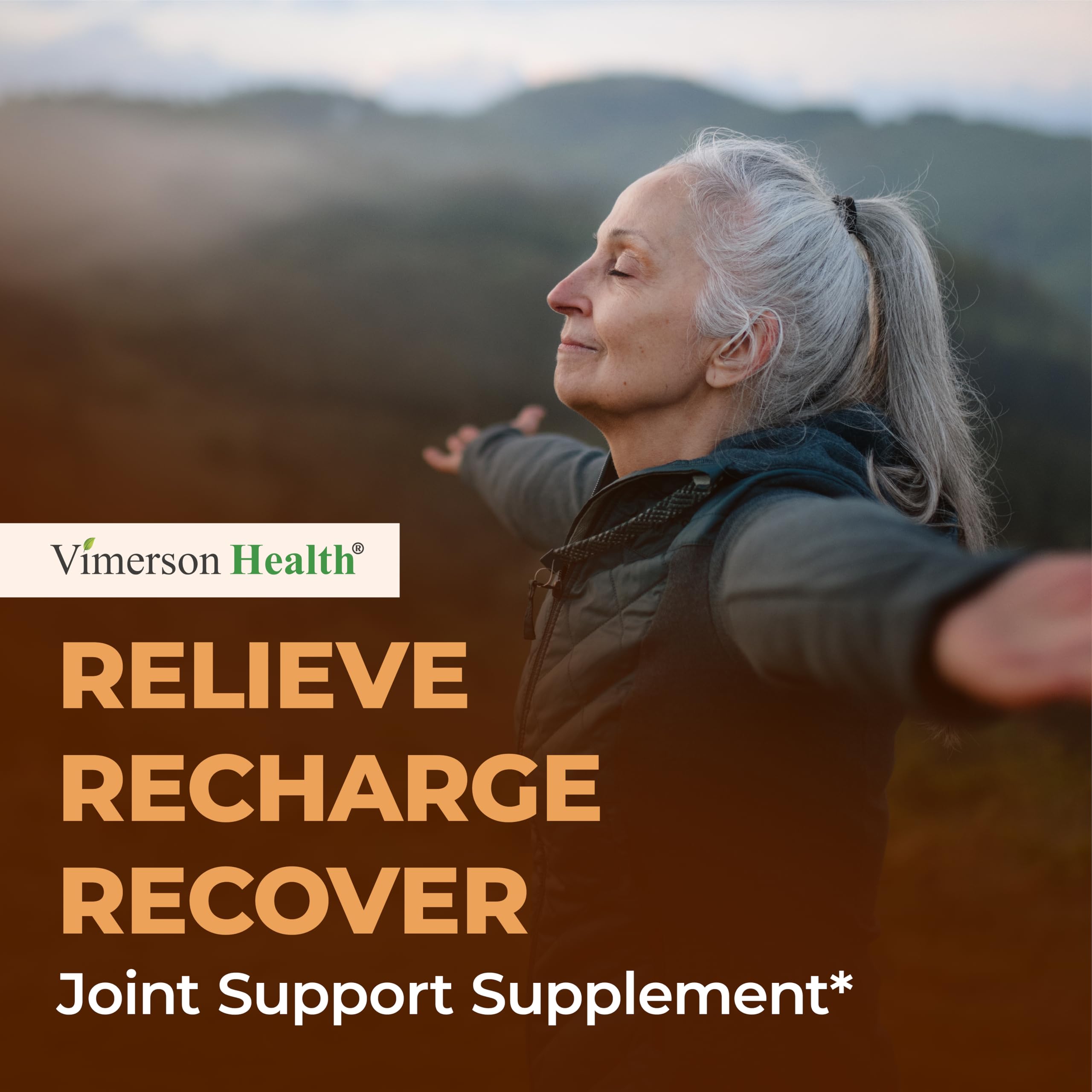 Vimerson Health Joint Support Supplement bottle with a measuring spoon