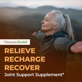 Vimerson Health Joint Support Supplement bottle with a measuring spoon