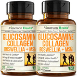 Vimerson Health Joint Support Supplement front view with capsule bottle
