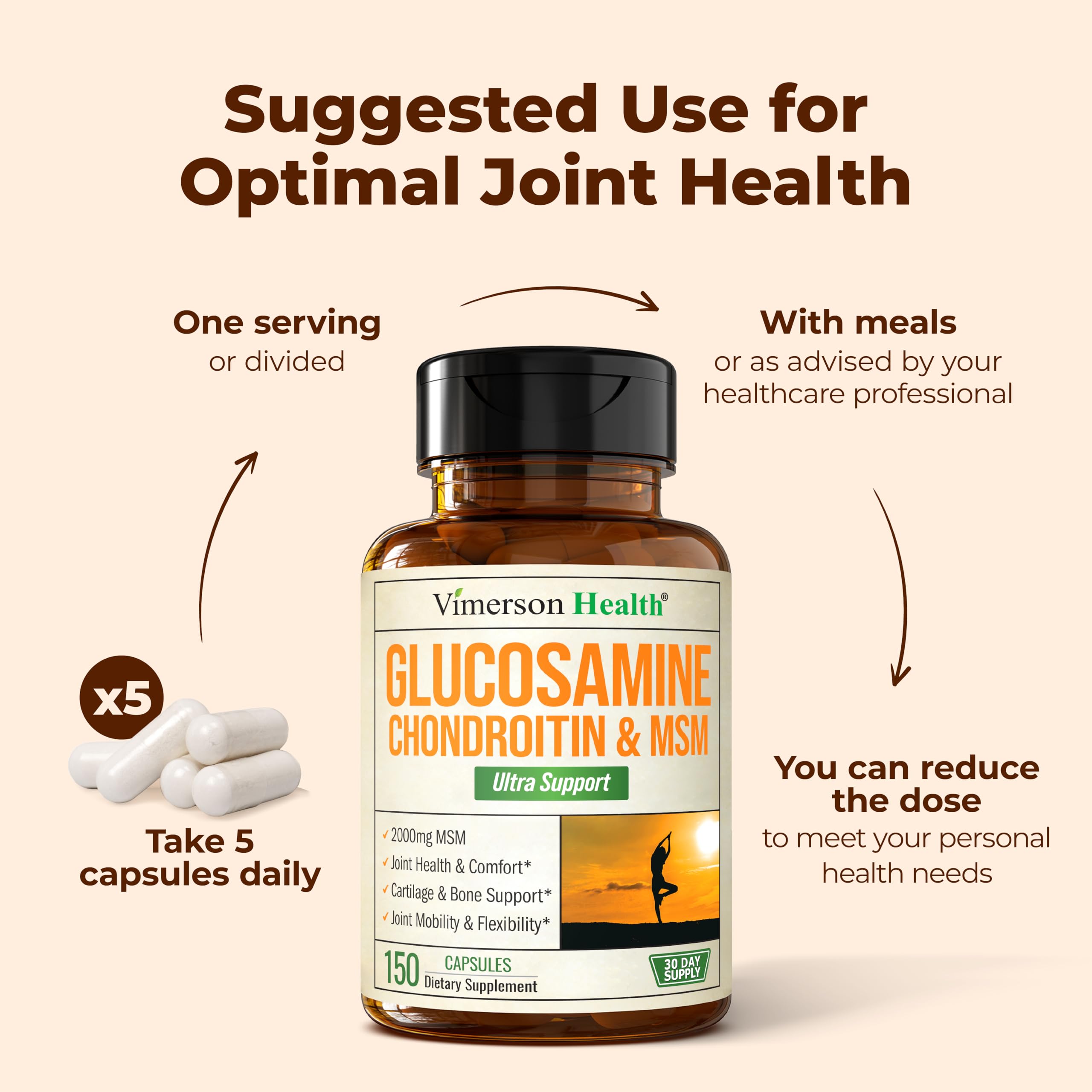 Vimerson Health Joint Support Supplement in a lifestyle setting