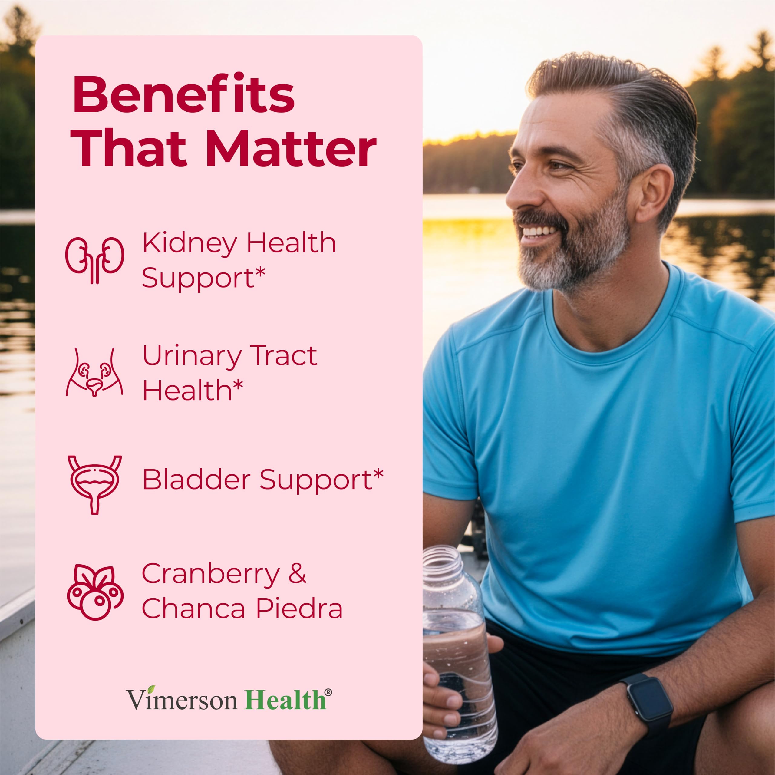 Vimerson Health Kidney Support Supplement bottle with label