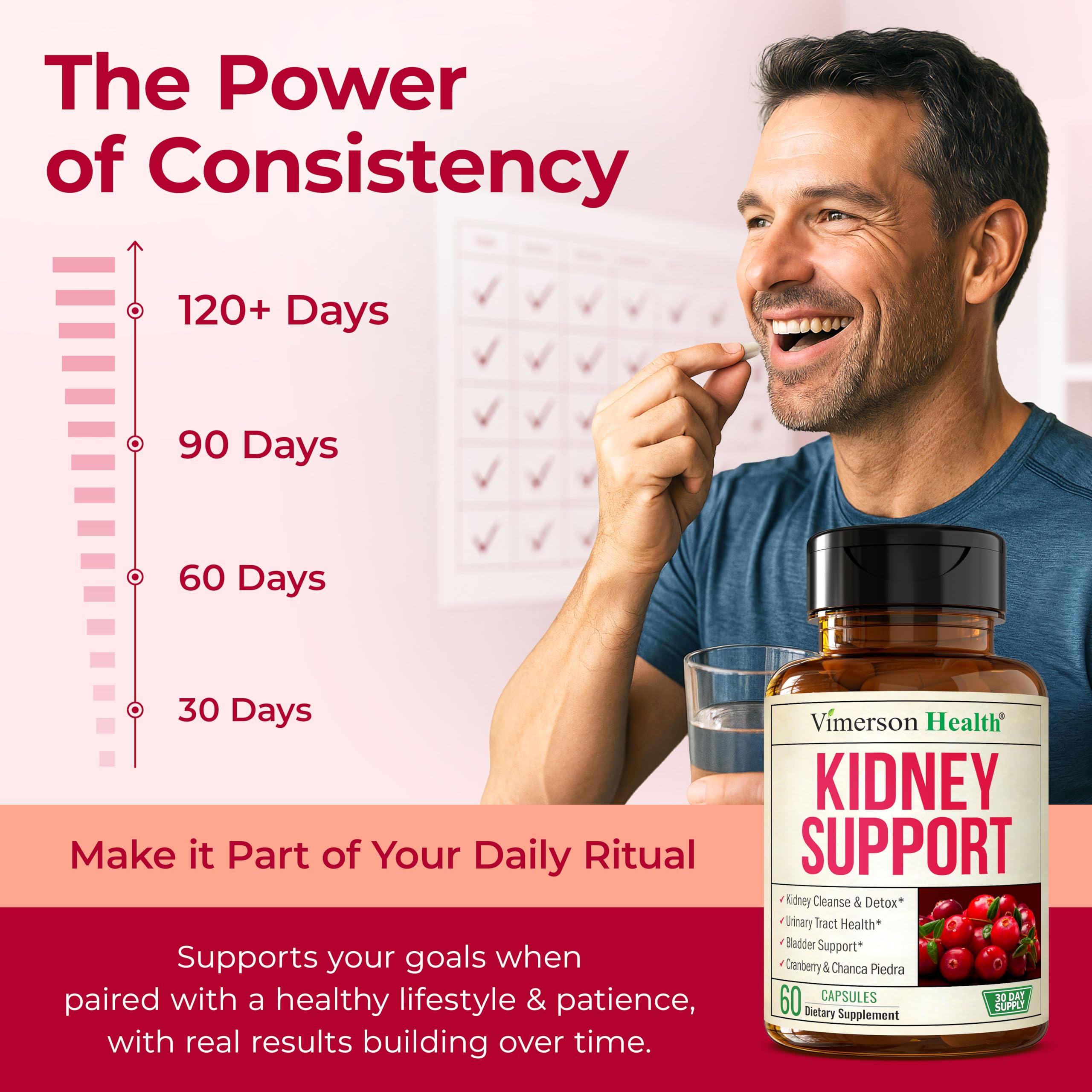 Vimerson Health Kidney Support Supplement side view