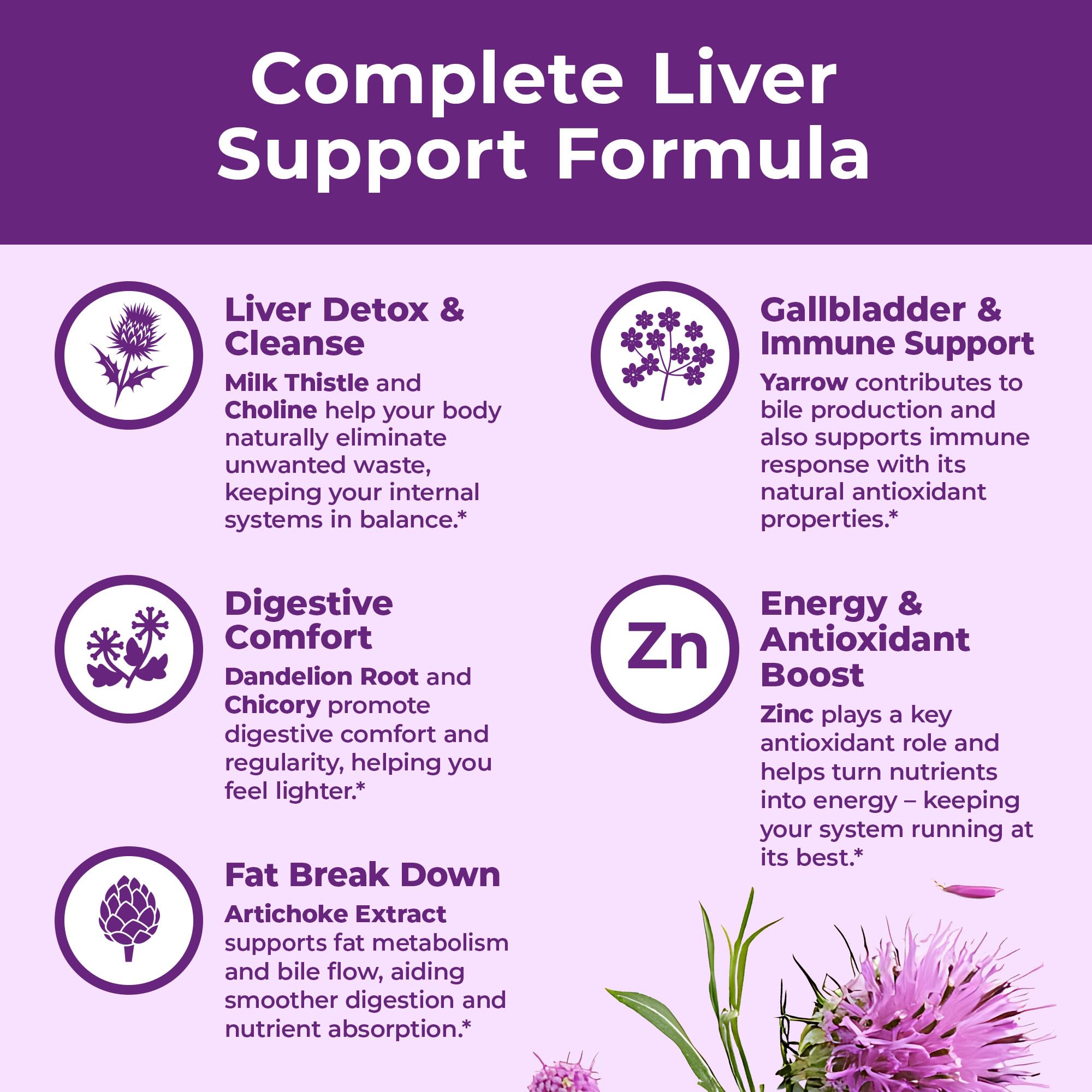 Vimerson Health Liver Cleanse & Repair 60 Capsules ingredients list