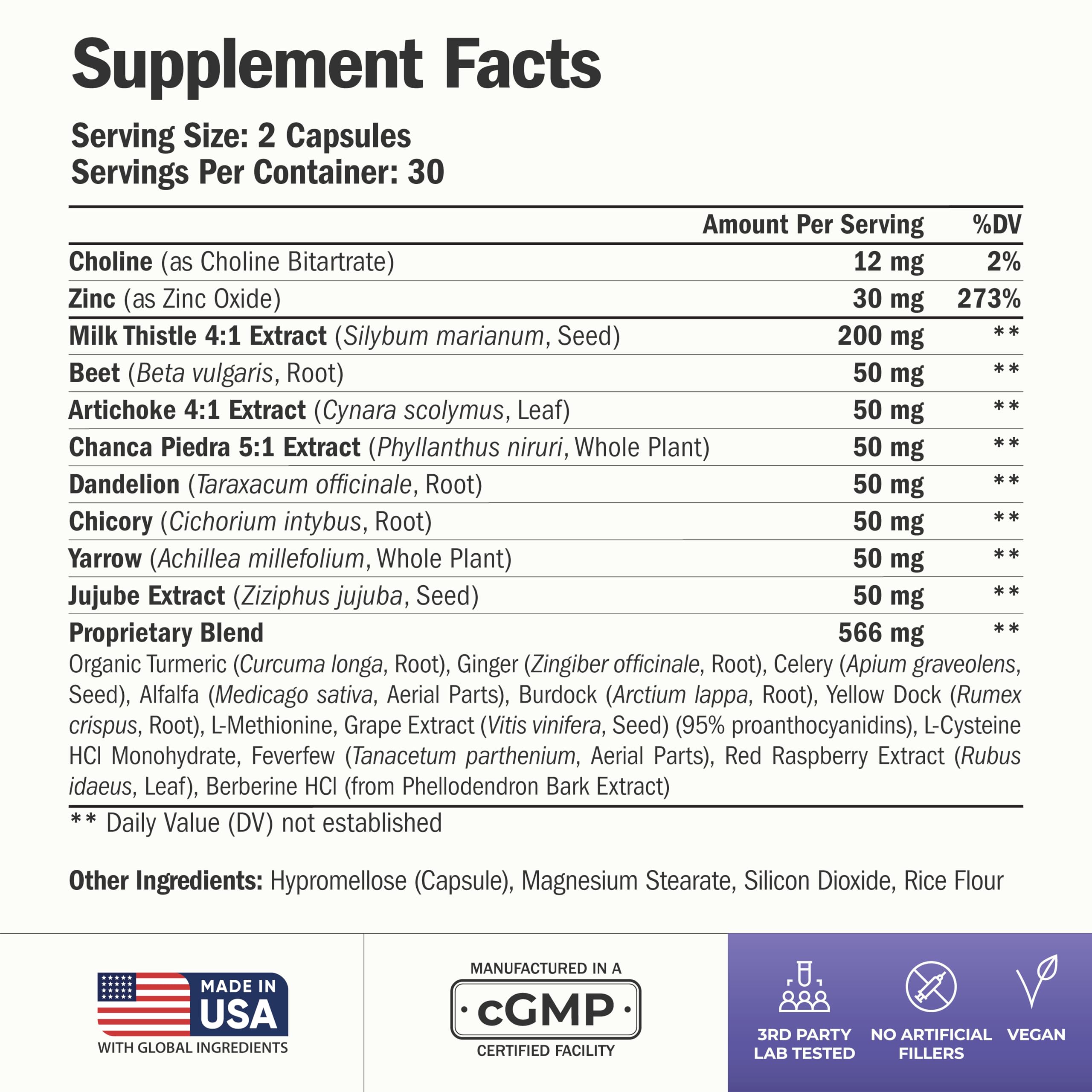 Vimerson Health Liver Cleanse & Repair capsules close-up