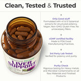 Vimerson Health Liver Cleanse & Repair capsules on a wooden table