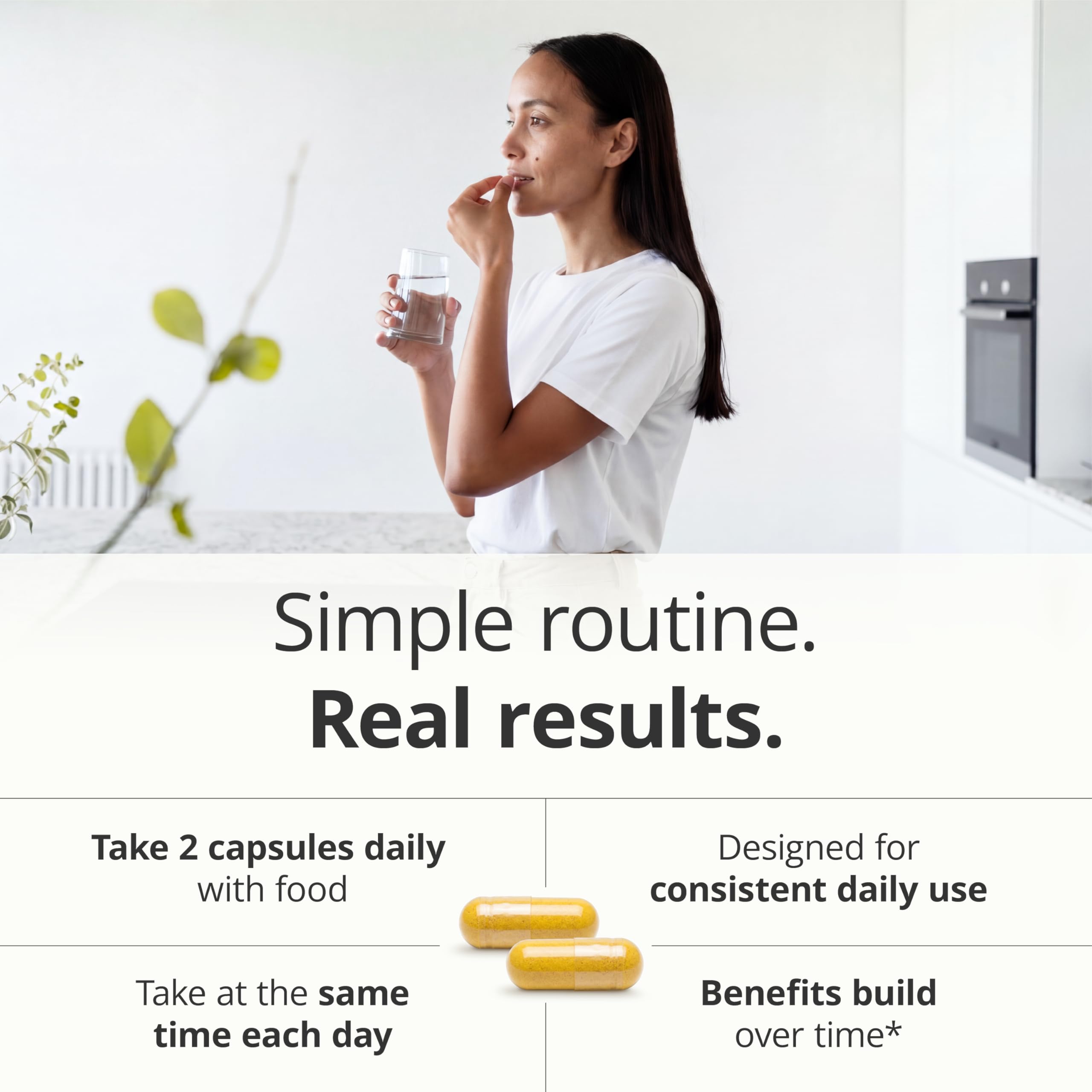 Vimerson Health Moringa Supplement 1000mg on a kitchen counter