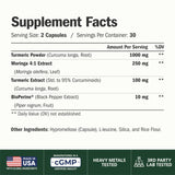 Vimerson Health Moringa Supplement 1000mg side view