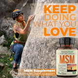 Vimerson Health MSM Joint Support Supplement 2000mg close-up of tablets