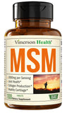 Vimerson Health MSM Joint Support Supplement 2000mg front view of packaging