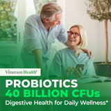 Vimerson Health Probiotic Supplement capsules in a clear dish