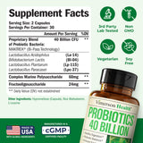 Vimerson Health Probiotic Supplement packaging with ingredients list