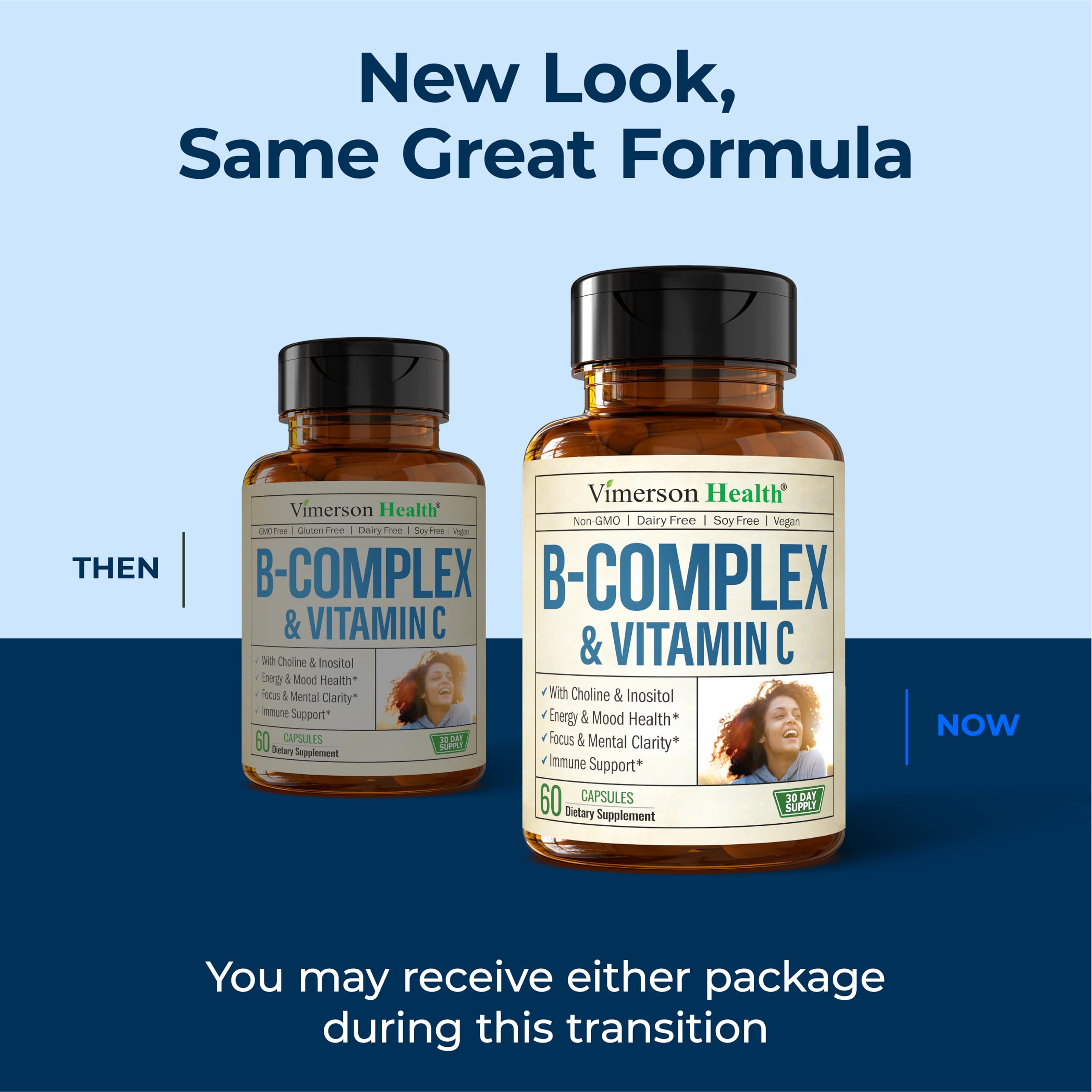 Vimerson Health Super B Complex Vitamins with measuring spoon