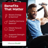 Vimerson Health Tribulus Terrestris Supplement 200mg back view with ingredients
