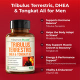 Vimerson Health Tribulus Terrestris Supplement 200mg bottle with label