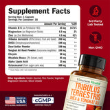 Vimerson Health Tribulus Terrestris Supplement 200mg side view