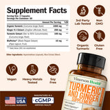 Vimerson Health Turmeric and Ginger Supplement side view