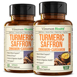 Vimerson Health Turmeric and Saffron Capsules front view