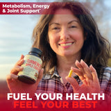Vimerson Health Turmeric Apple Cider Vinegar Capsules with measuring spoon