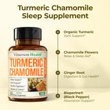 Vimerson Health Turmeric Chamomile Curcuma Capsules with a measuring spoon