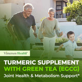 Vimerson Health Turmeric Curcumin Supplement 900mg bottle on table