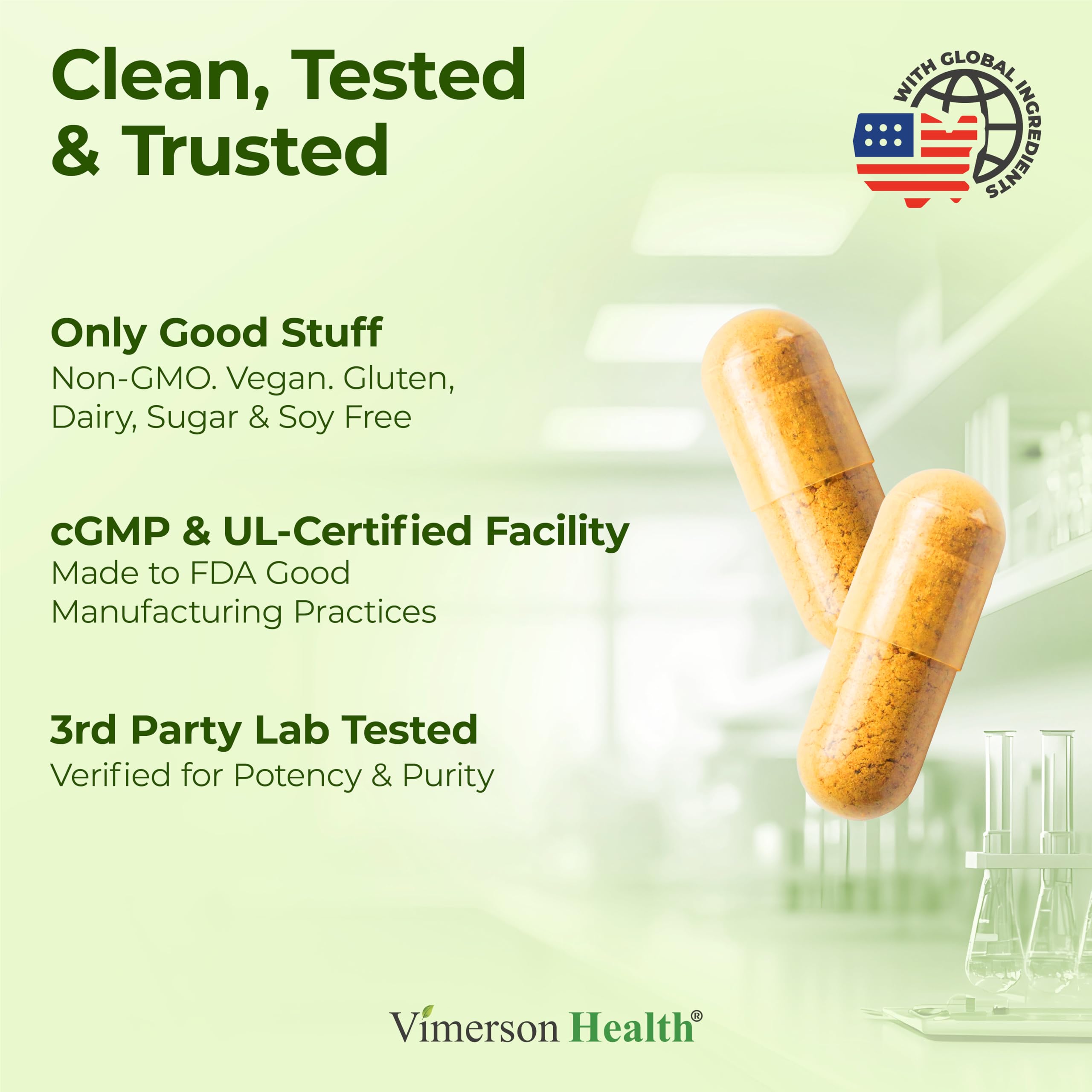 Vimerson Health Turmeric Curcumin Supplement 900mg capsules