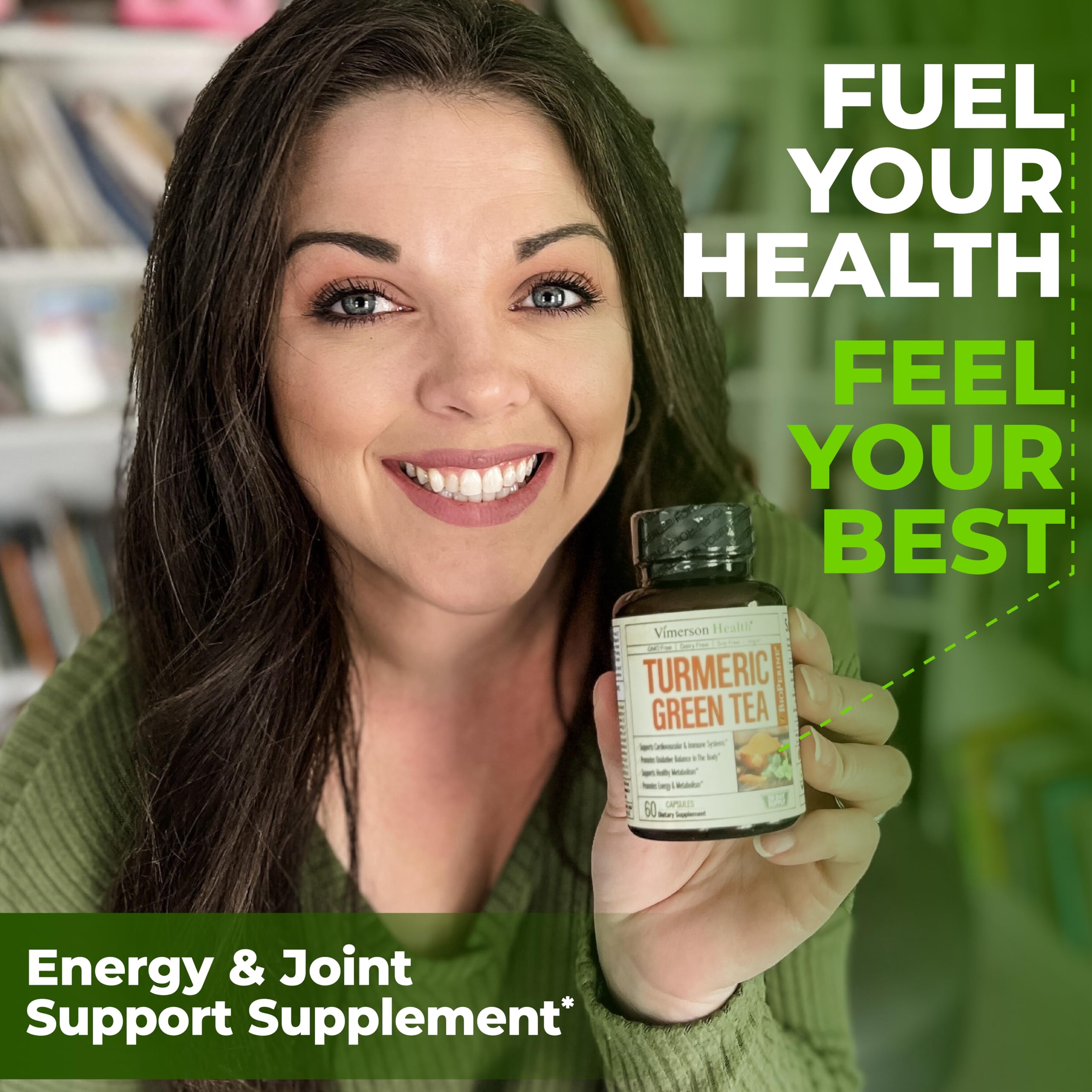 Vimerson Health Turmeric Curcumin Supplement 900mg with ingredients list
