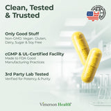 Vimerson Health Turmeric Curcumin Supplement ingredients list