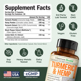 Vimerson Health Turmeric Curcumin Supplement packaging side view