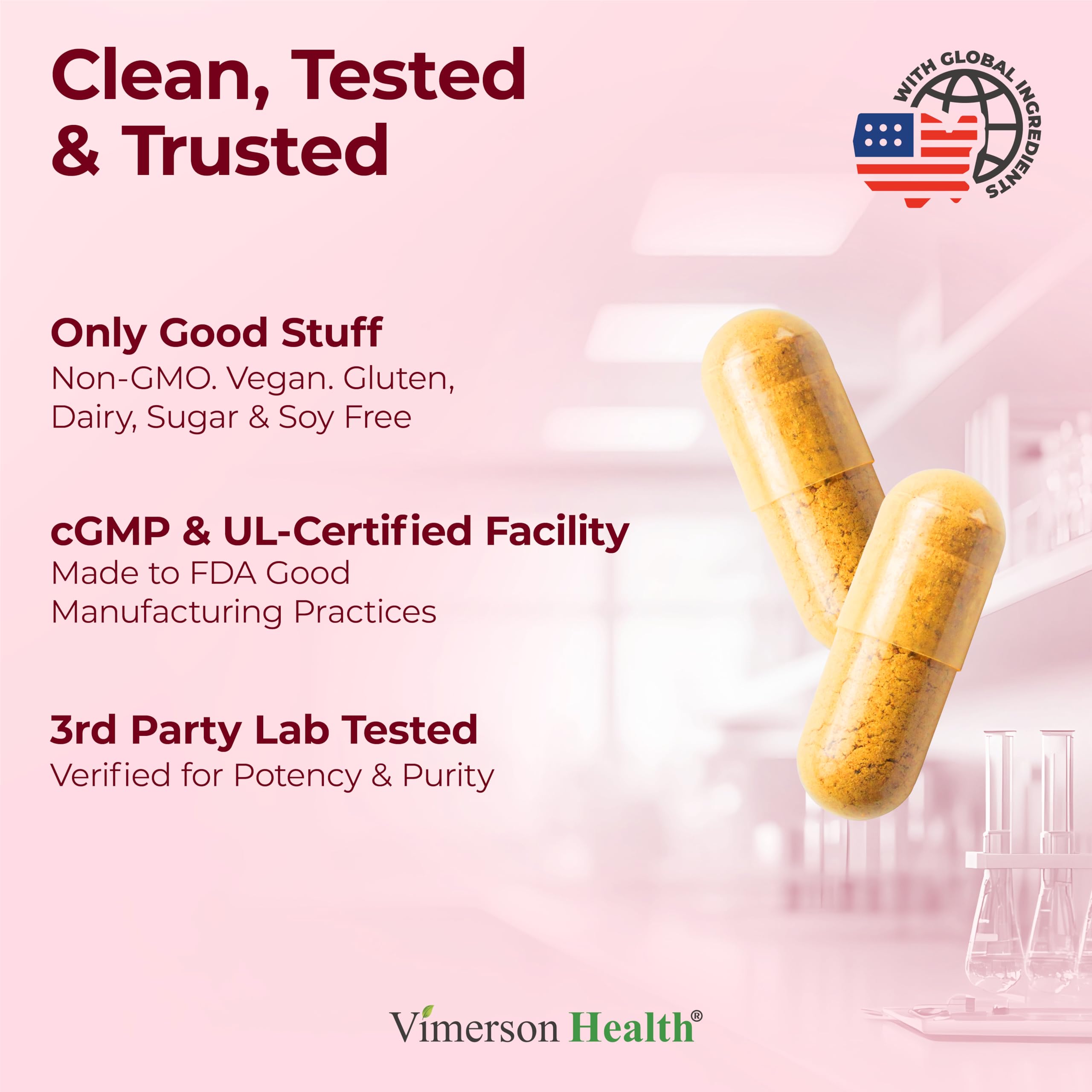 Vimerson Health Turmeric Joint Support Supplement ingredients list