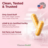 Vimerson Health Turmeric Supplement capsules close-up