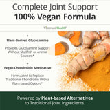 Vimerson Health Vegan Chondroitin & Glucosamine supplement bottle back view