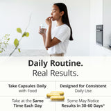 Vimerson Health Vegan Chondroitin & Glucosamine supplement capsules in a hand